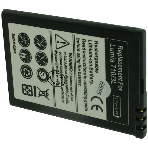 Batt type NOK Lumia 710 / BP-3L 3.7V Li-Ion 1000mAh