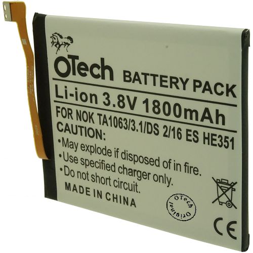 Batt type NOK TA1063/3.1/DS 2 (sans outils) 3.8V Li-Ion 1800mAh