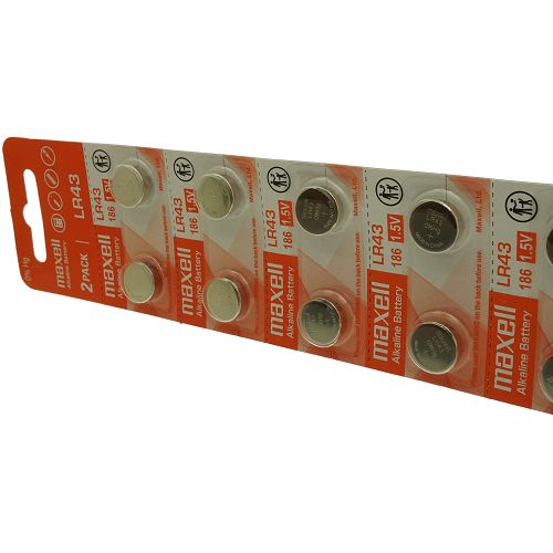maxell LR43 / LR1142 ALKALINE