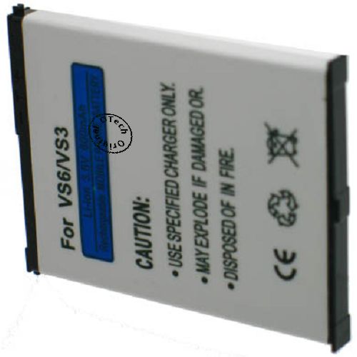 Batt type PAN VS2 / VS3 / VS7 3.7V Li-Ion 600mAh