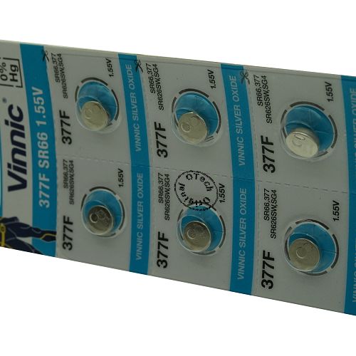 Vinnic 377F / 376 / SR66 1.55V SILVER OXIDE