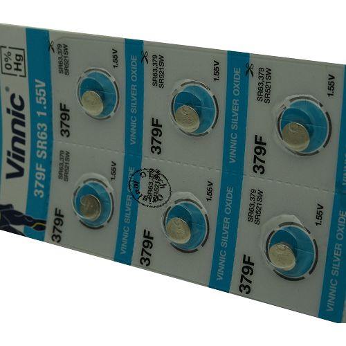 Vinnic 379F/SR63 1.55V SILVER OXIDE