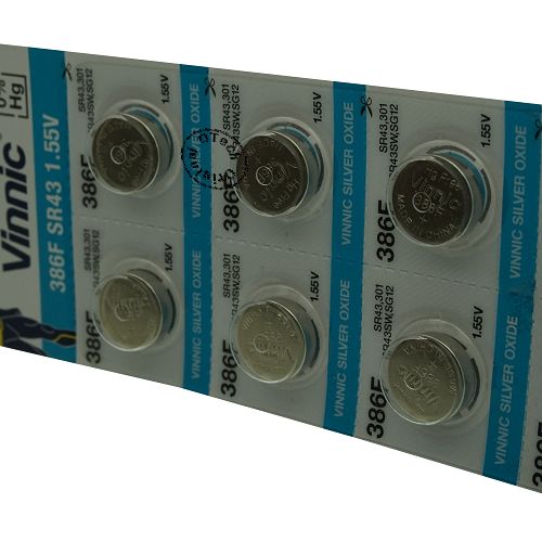 Vinnic 386F / SR43 1.55V SILVER OXIDE