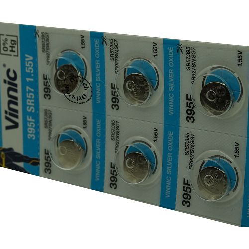 Vinnic 395F / 399 / SR57 1.55V SILVER OXIDE