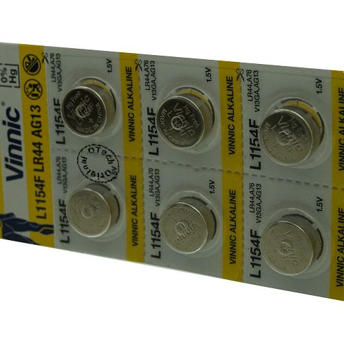 Vinnic L1154F / LR44 / AG13 1.5V ALKALINE