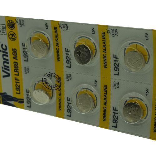 Vinnic L921F/LR69/AG6 1.5V ALKALINE