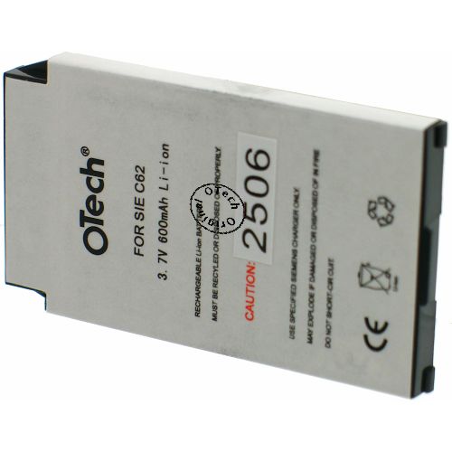 Batt type SIE C62 3.7V Li-Ion 600mAh