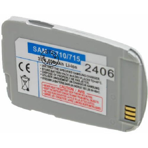 Batt type SAM E710 / E715 3.7V Li-Ion 650mAh