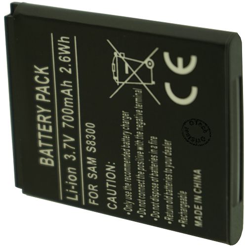 Batt type SAM S8300 / j600 (ép 5.2mm) 3.7V Li-Ion 700mAh