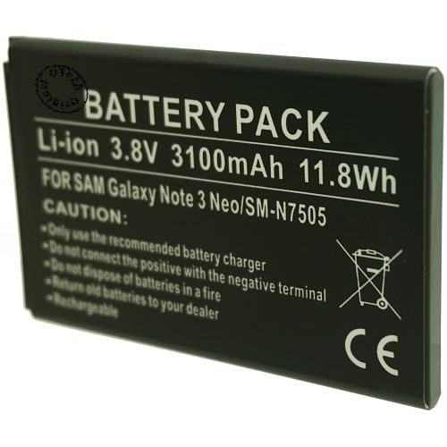 Batt type SAM N7505 3.7V Li-Ion 3100mAh
