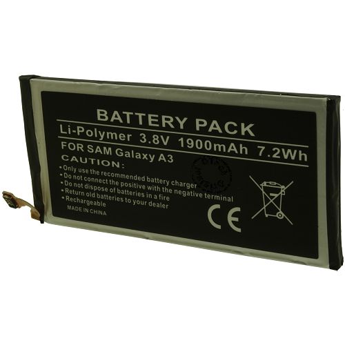 Batt type SAM GALAXY A3 3.8V Li-Ion 1900mAh