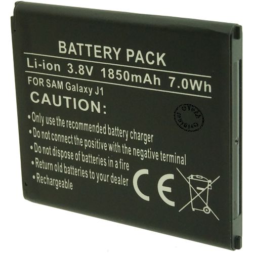 Batt type Galaxy J1 3.8V Li-Ion 1850mAh