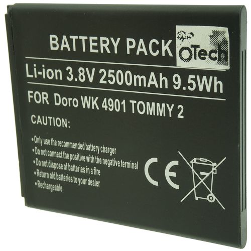 Batt type WK 4901 TOMMY 2 3.8V Li-Ion 2500mAh