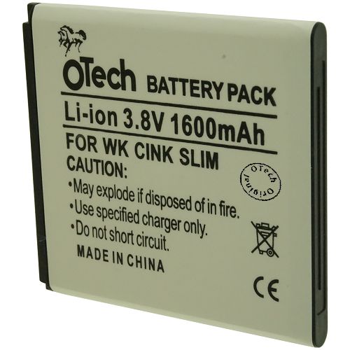 Batt type WIK CINK SLIM 3.8V Li-Ion 1600mAh