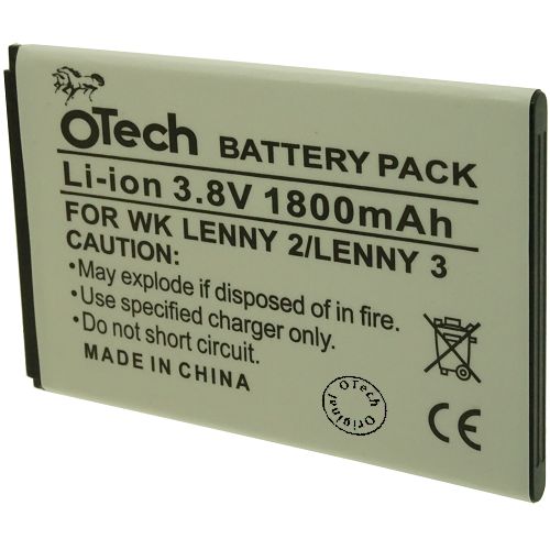 Batt type WIK 3702 LENNY 2 / SUNNY 3 3.8V Li-Ion 1800mAh